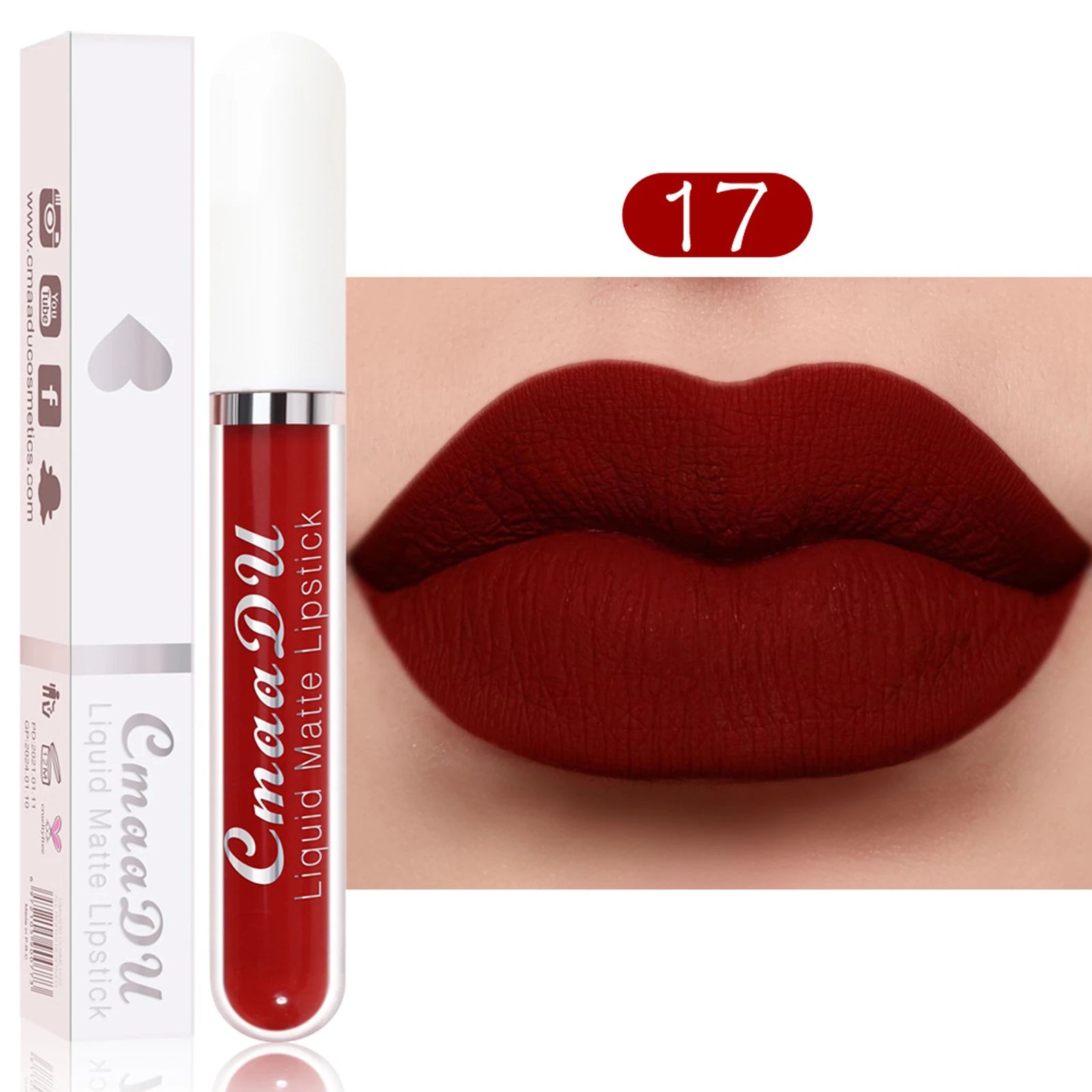 18 Colors Velvet Matte Liquid Lipstick