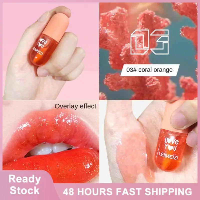 Lip Gloss Glitter Waterproof