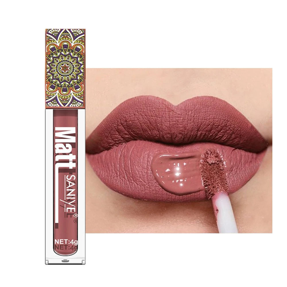 Waterproof Matte Nude Lip Gloss