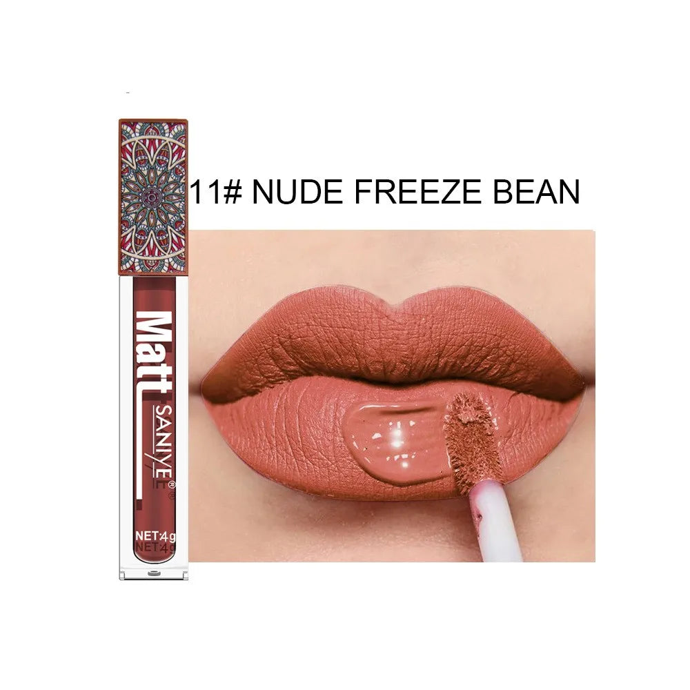 Waterproof Matte Nude Lip Gloss